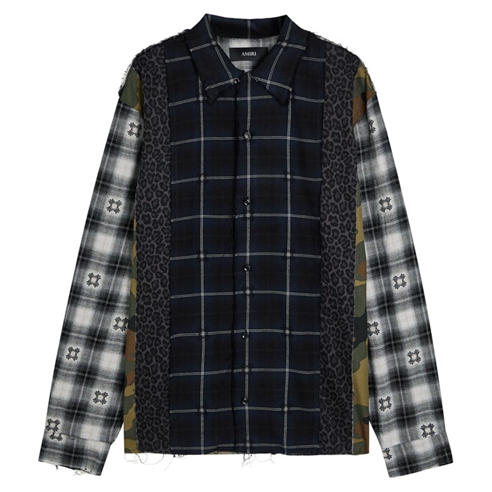 Amiri - AMIRI SPLICED QUAD FLANNEL