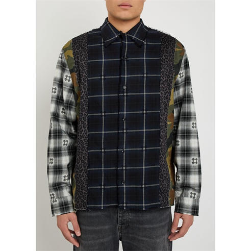 Amiri - AMIRI SPLICED QUAD FLANNEL