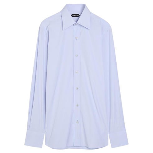 Tom Ford - Men's Cotton Long-Sleeve Slim-Fit Shirt