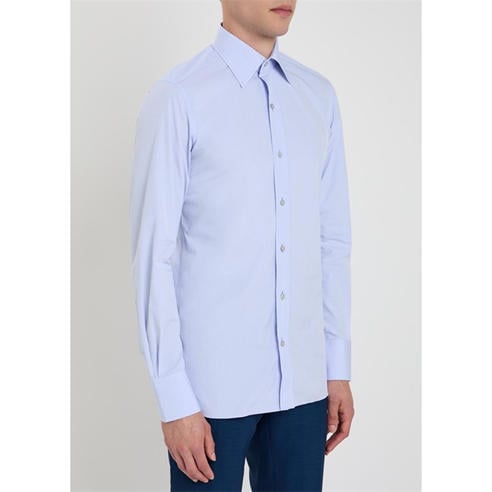 Tom Ford - Men's Cotton Long-Sleeve Slim-Fit Shirt