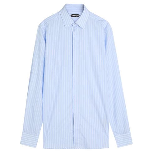 Tom Ford - TOM FORD TWILL STRIPE LS SHIRT