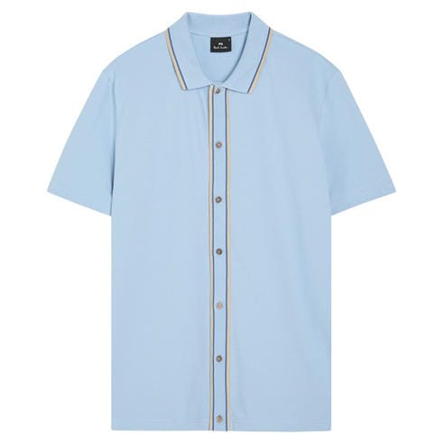 PS Paul Smith - Men's Short-Sleeve Knit Slim-Fit Shirt