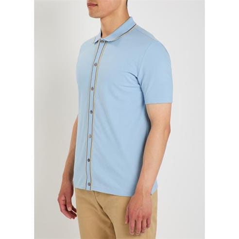 PS Paul Smith - Men's Short-Sleeve Knit Slim-Fit Shirt