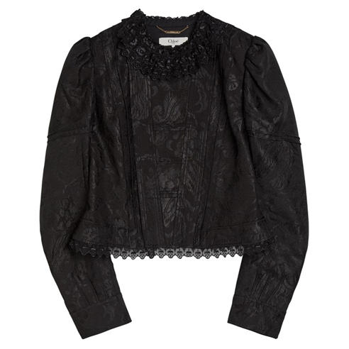 Chloe - Women's TI Style Floral Jacquard Suit Jacket