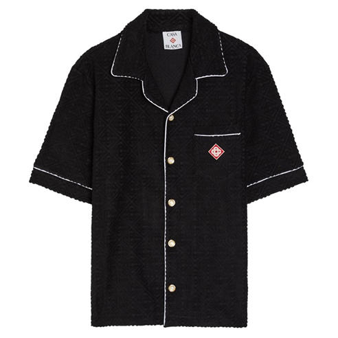Casablanca - CASA TOWELLING MONOGRAM SHIRT