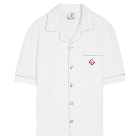 Casablanca - CASA TOWELLING MONOGRAM SHIRT