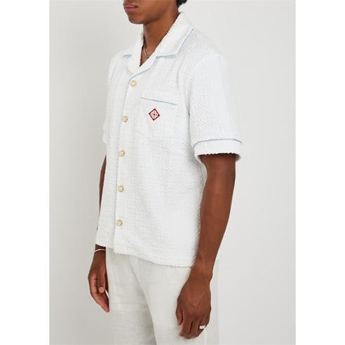 Casablanca - CASA TOWELLING MONOGRAM SHIRT
