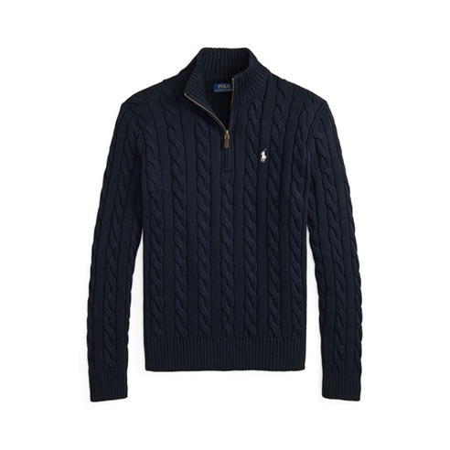 Polo Ralph Lauren - Cable Quarter Zip Knit Jumper