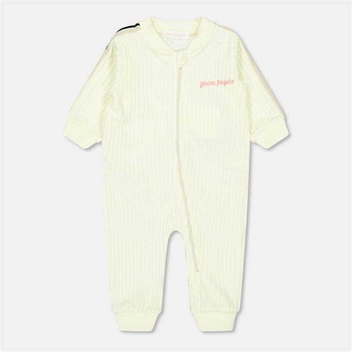 Palm Angels Unisex Kids Cream Palm Cord Lgo Aio Bb53 Size 0 - 3 Months