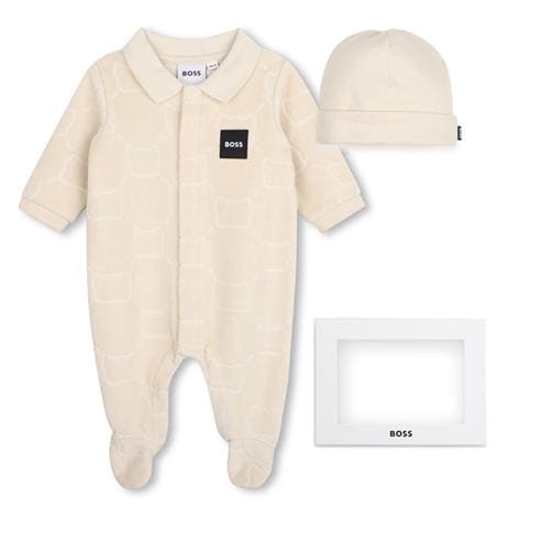 Boss - Kids' Cotton Long-Sleeve Top and Trouser Set