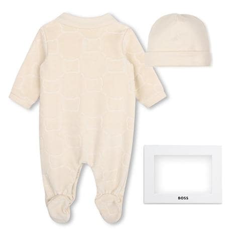 Boss - Kids' Cotton Long-Sleeve Top and Trouser Set