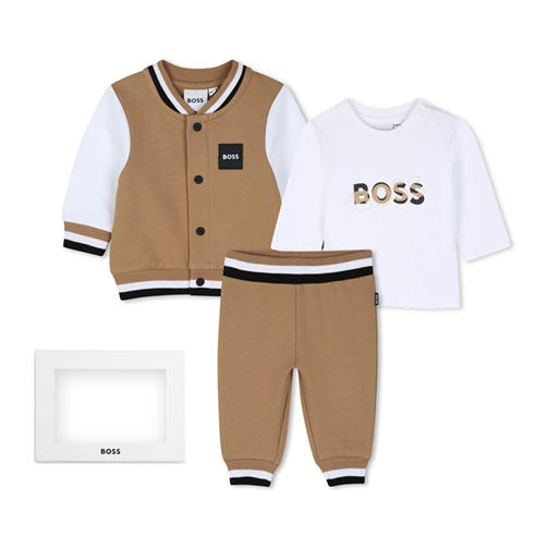 Boss - Kids' Cotton Top and Trouser Set