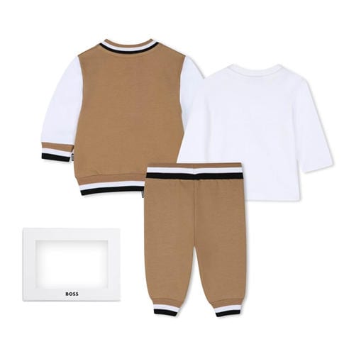 Boss - Kids' Cotton Top and Trouser Set