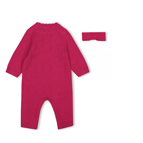 Tommy Hilfiger - Kids' Heart Cotton Long-Sleeve Onesie