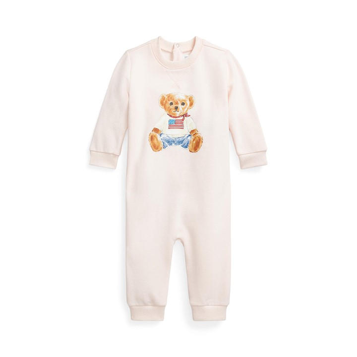 Polo Ralph Lauren Girls Pink Polo Logo Aio Bb53 Baby Size (3 - 6 Mths)