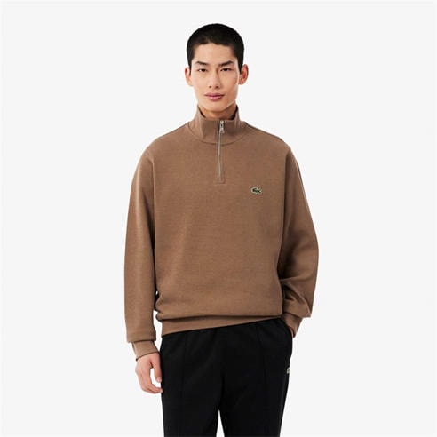 Lacoste - Men's Quarter-Zip Fleece Top