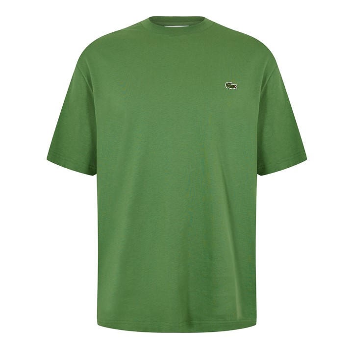 Lacoste Men's Green Regular Fit Small Logo T-Shirt - S