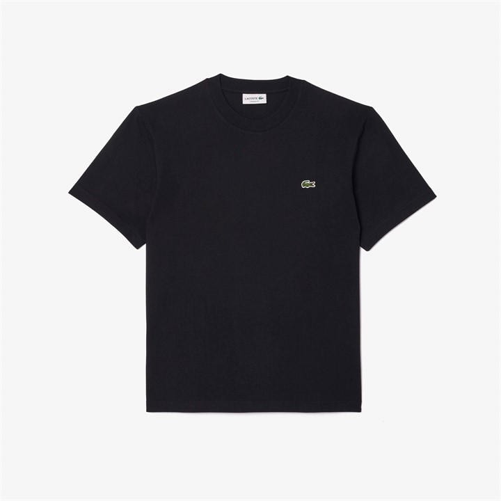 Lacoste Men's Black Regular Fit Small Logo T-Shirt - L