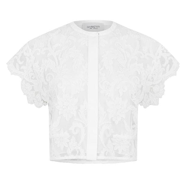 GIAMBATTISTA VALLI Lace Top,New Products : American Fashion Style Bags On Sale