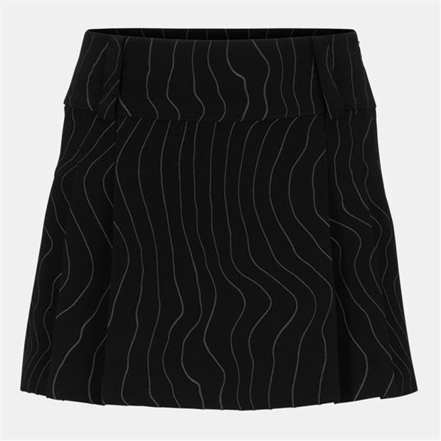 HUGO X Bella Poarch Pinstripe Mini Skirt,New Products : American Fashion Style Bags On Sale