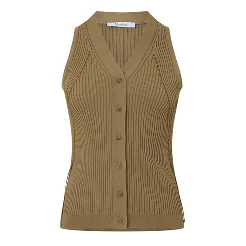 MAX MARA - Women's MXM Fiorire Knitted Vest