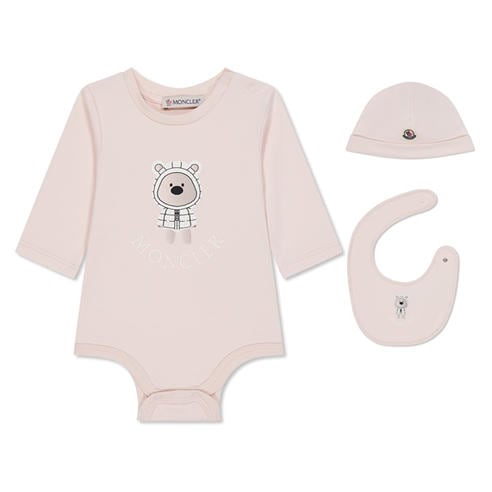 MONCLER - Babygrow 3-Piece Set Babies