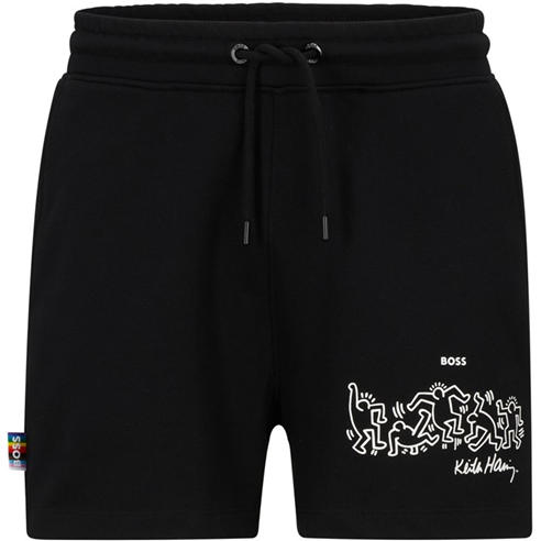 Boss - Women's Haring Relaxed Fit Fleece Jogger Shorts