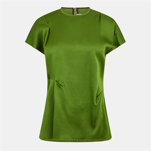 VICTORIA BECKHAM - Pleat-Detail Top