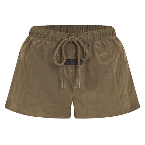 FEAR OF GOD ESSENTIALS - Women's Running Fleece Jogger Shorts
