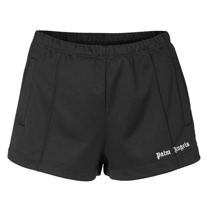 Palm Angels Women's Black Fleece Jogger Shorts - Size 8