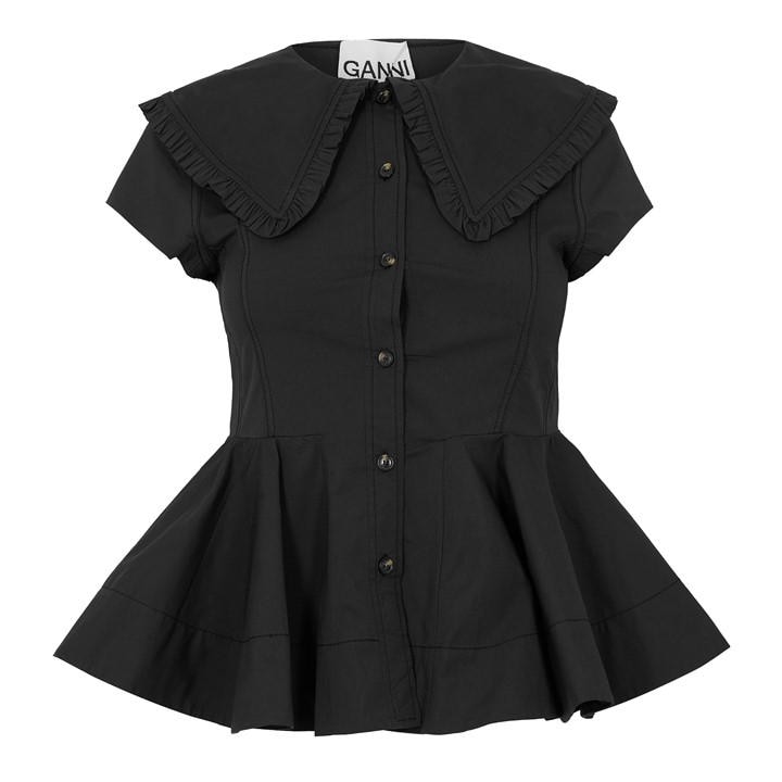 Ganni Women's Black Ptrpan Shirt Ld62