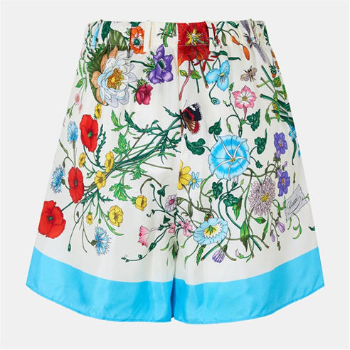GUCCI - Women's Woven Tailored Tracksuit Shorts