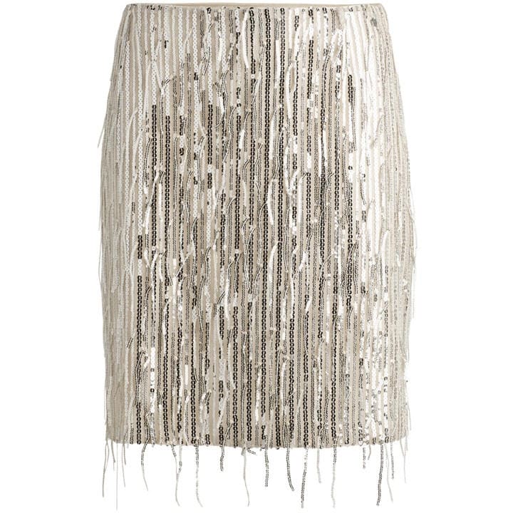 HUGO BOSS WOMEN'S C_VINGES MINI SKIRT