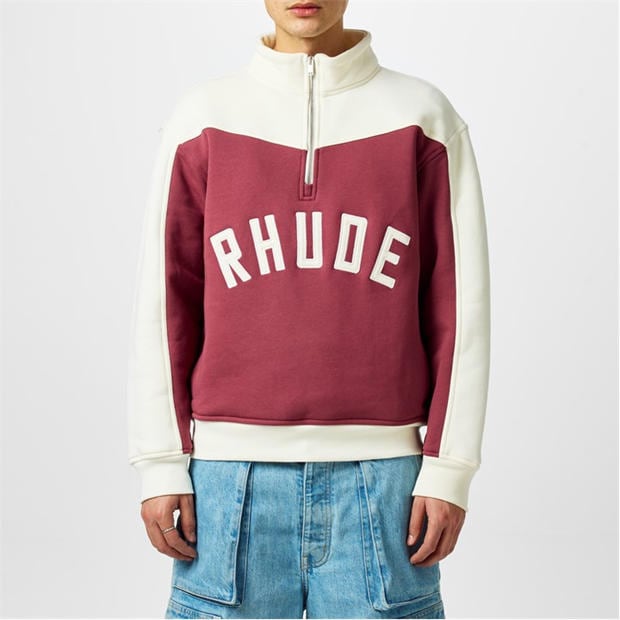 RHUDE Chamonix Quarter Zip Top,New Products : American Fashion Style Bags On Sale RHUDE Chamonix Quarter Zip Top,New Products : American Fashion Style Bags On Sale