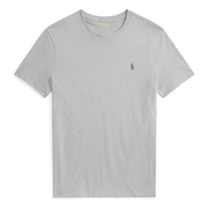 Polo Ralph Lauren Men's Grey Regular Fit Custom T-Shirt - S