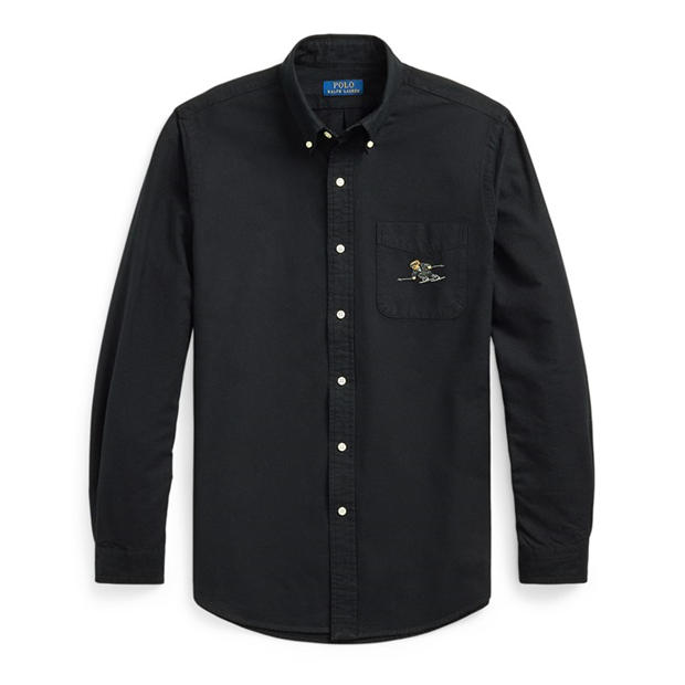 Polo Ralph Lauren Brushed Polo Bear Oxford Shirt,New Products : American Fashion Style Bags On Sale