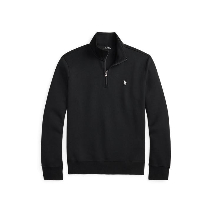 Polo Ralph Lauren Men's Black Tech Quarter Zip Fleece 2XL