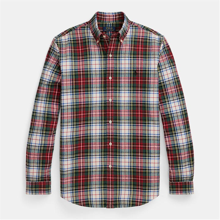 Polo Ralph Lauren Men's Multi Brushed Oxford Shirt Small