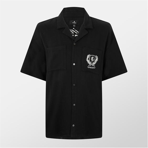 REPRESENT Crest Short Sleeve Shirt,New Products : American Fashion Style Bags On Sale REPRESENT Crest Short Sleeve Shirt,New Products : American Fashion Style Bags On Sale