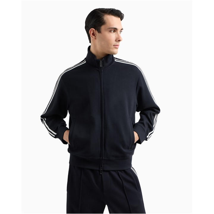 Emporio Armani Men's Blue Sweatshirt Extra Large
