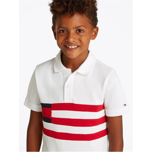 Tommy Hilfiger FLAG COLOUR BLOCK POLO SS,New Products : American Fashion Style Bags On Sale