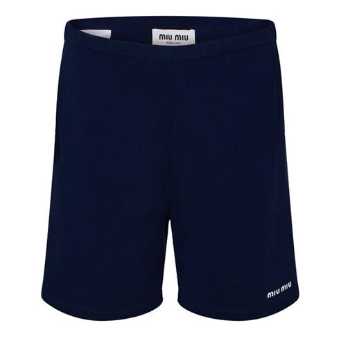 MIU MIU - Women's Soft Fleece Jogger Shorts