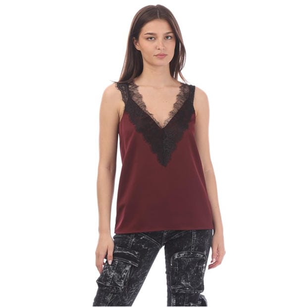 BOSS Belinga Satin Top,New Products : American Fashion Style Bags On Sale