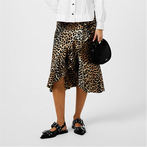 GANNI - Woman - Beige - Skirt main image 1