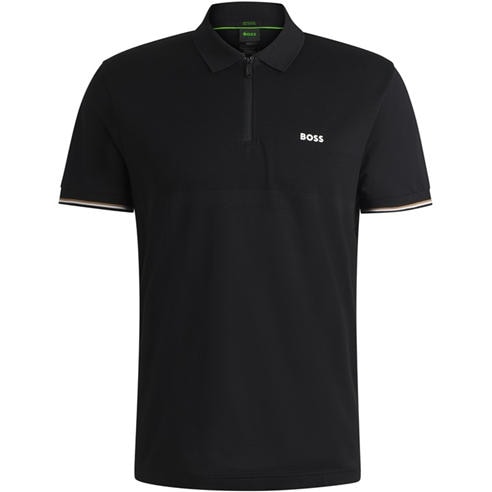 Boss - Men's Philix Pima Green Cotton Short Sleeve Polo Shirt
