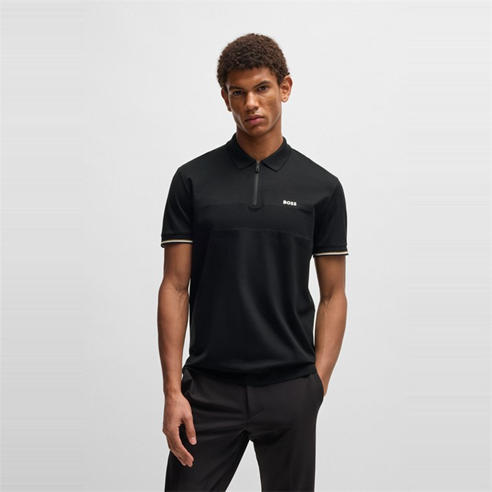 Boss - Men's Philix Pima Green Cotton Short Sleeve Polo Shirt
