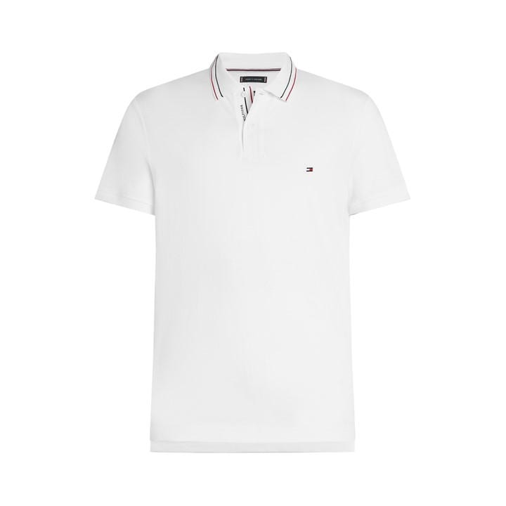 Tommy Hilfiger Men’s Short-Sleeve Polo Shirt – White