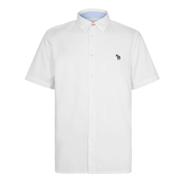 Blue 48 - PS Paul Smith - Men's Short-Sleeve Plain Shirt