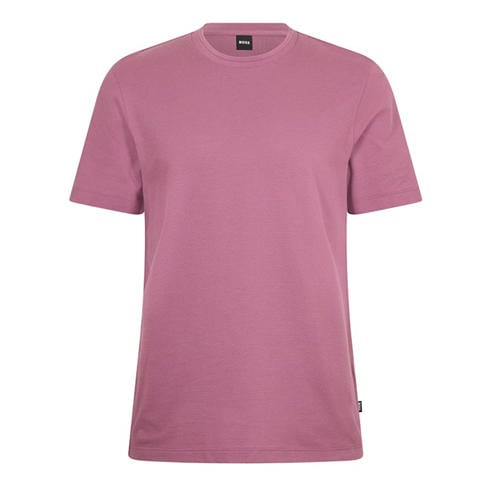 Boss - Men's Tiburt Bubble Structure Cotton Short Sleeve T-Shirt