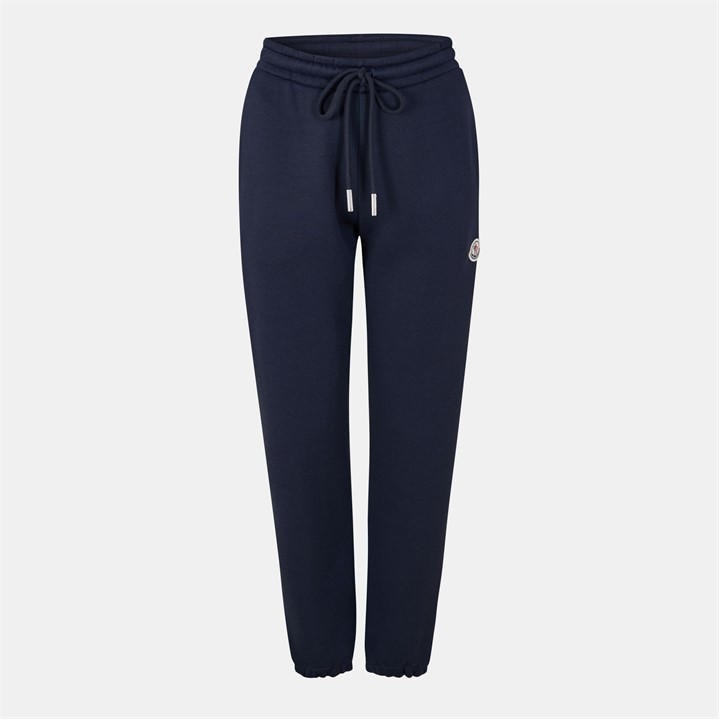 Moncler Women's Blue Cuffed Jersey Joggers